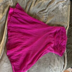 Chic Fuchsia A-Line Skirt
